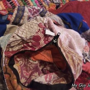 Hippy style hand make sak purse